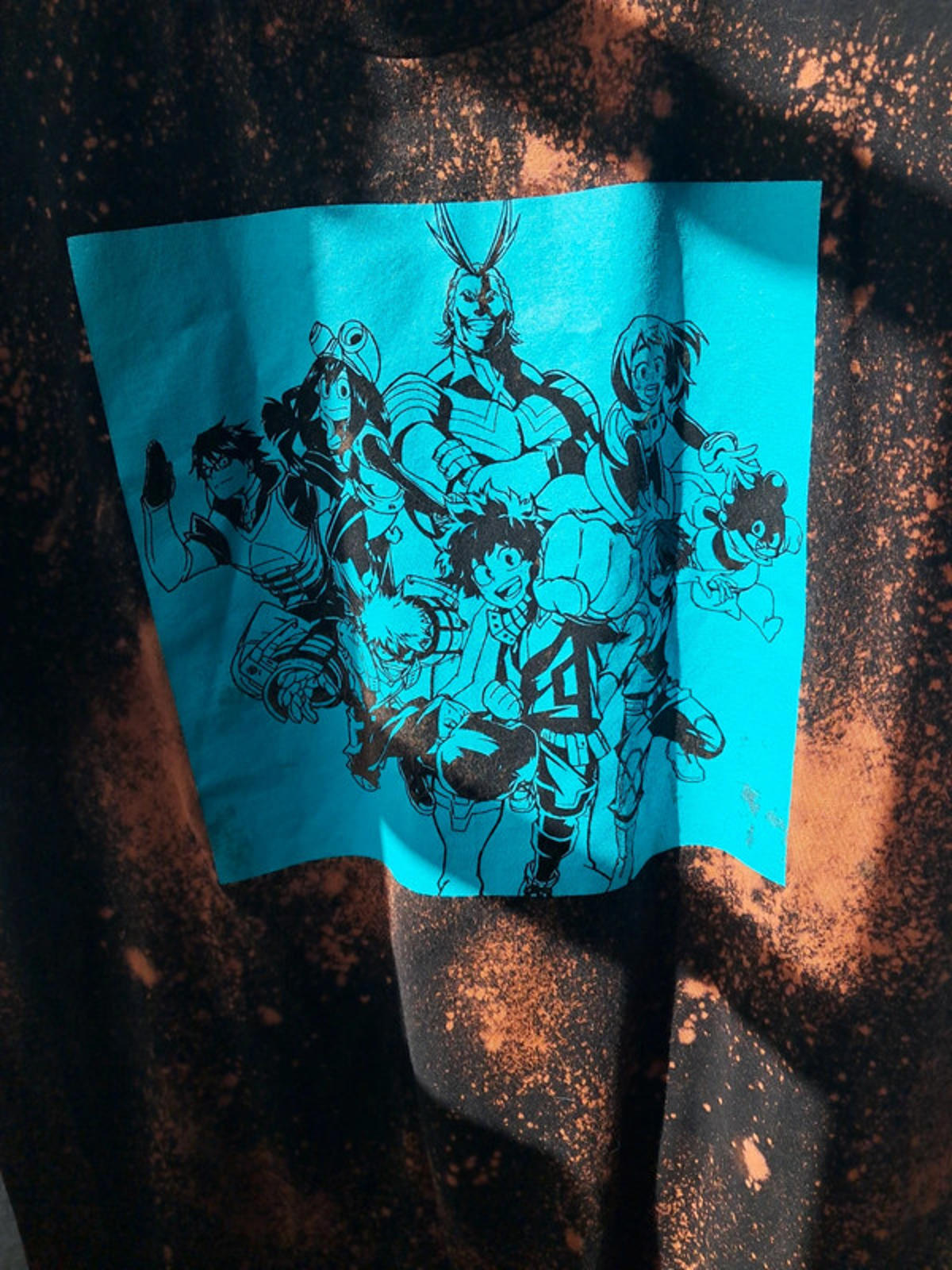 Blood splatter, my hero academia t shirt