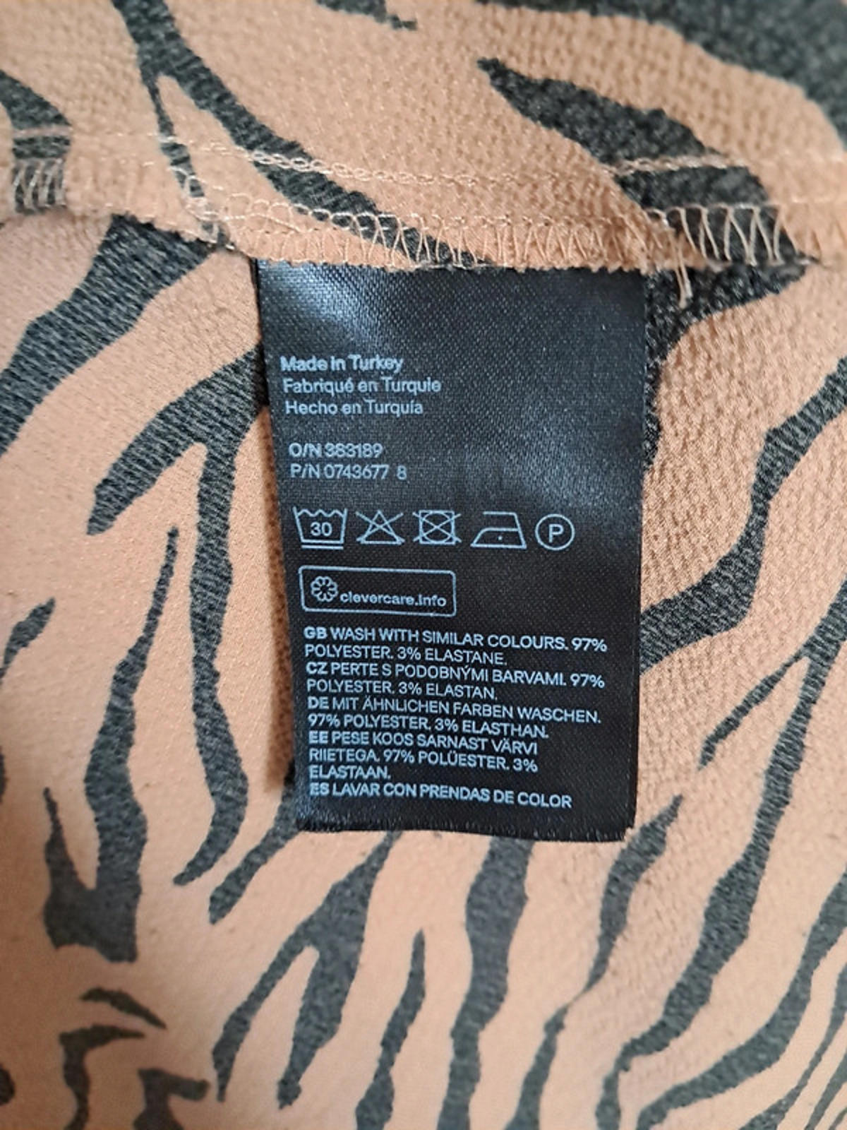 Tiger print dress