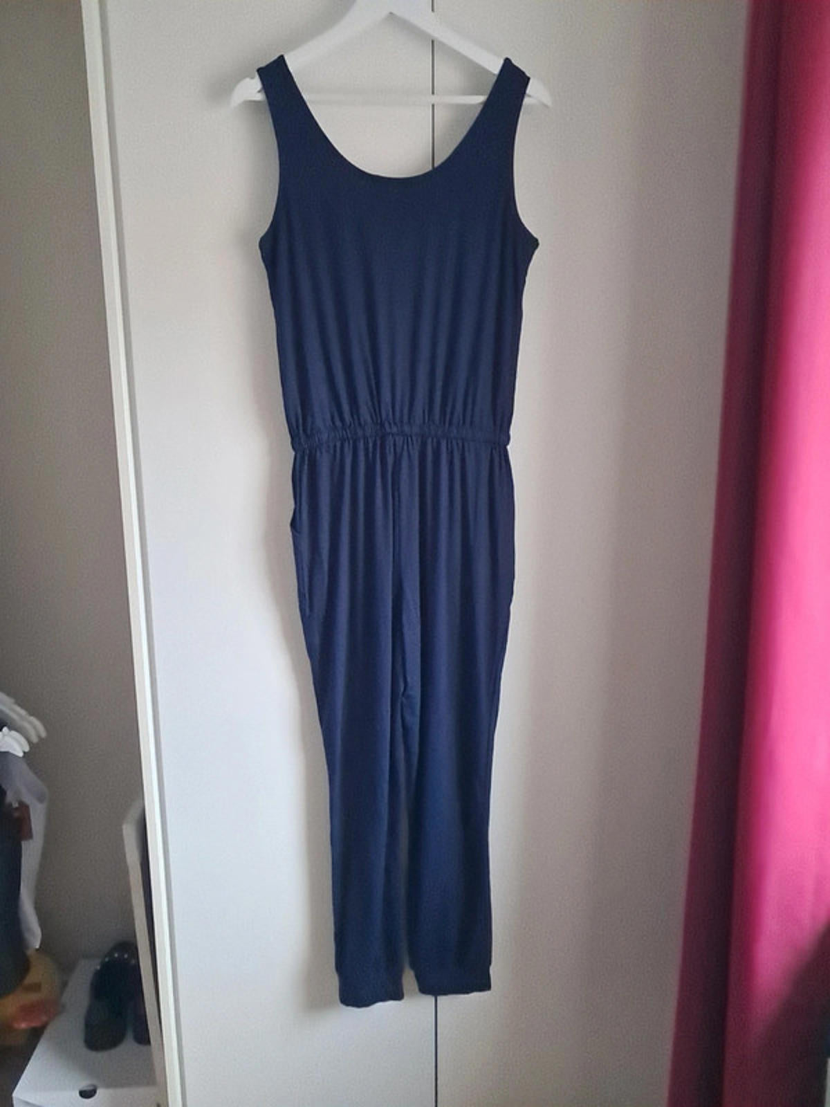 Blue jumpsuit