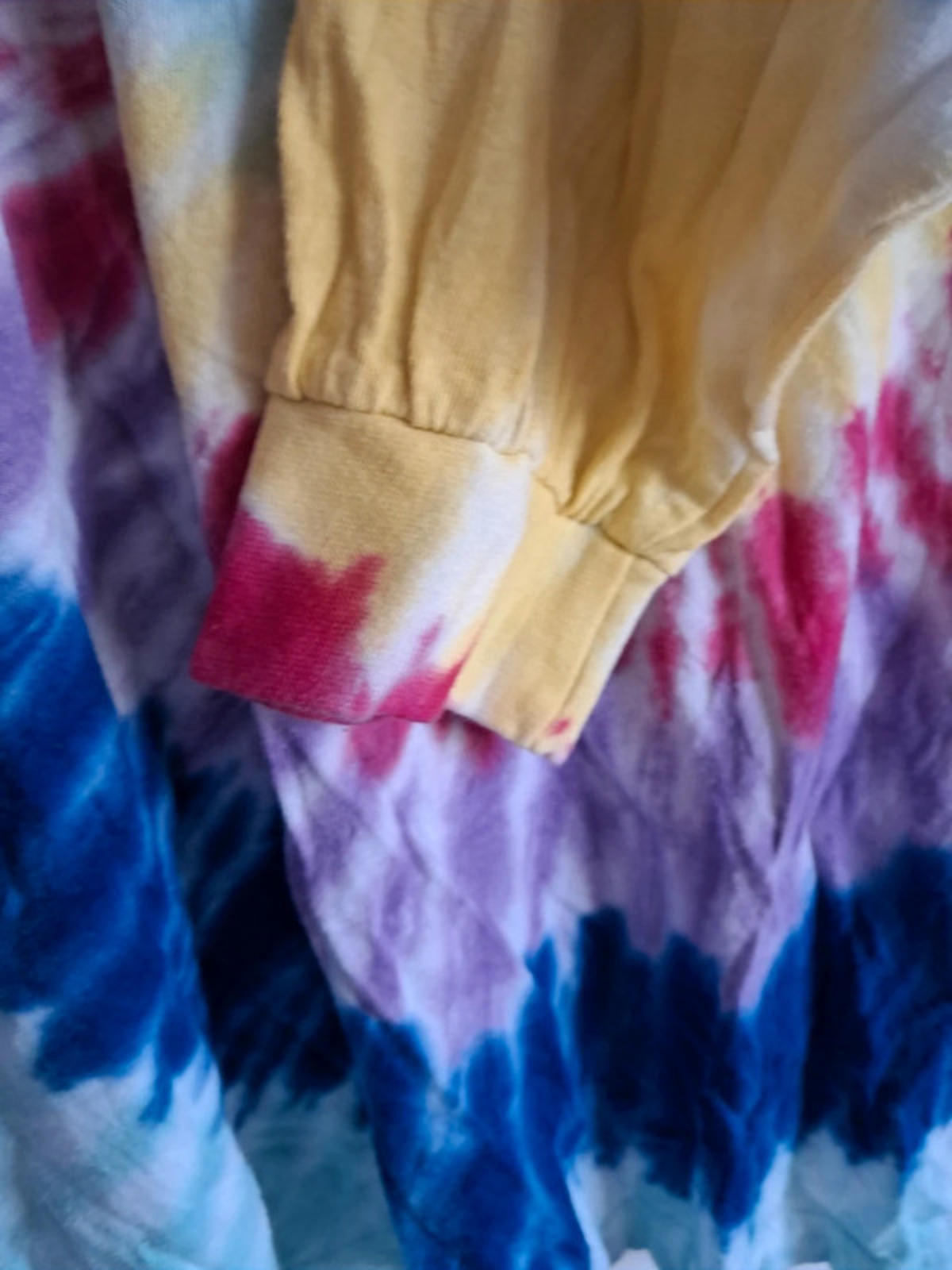 Rainbow spiral long sleeve shirt