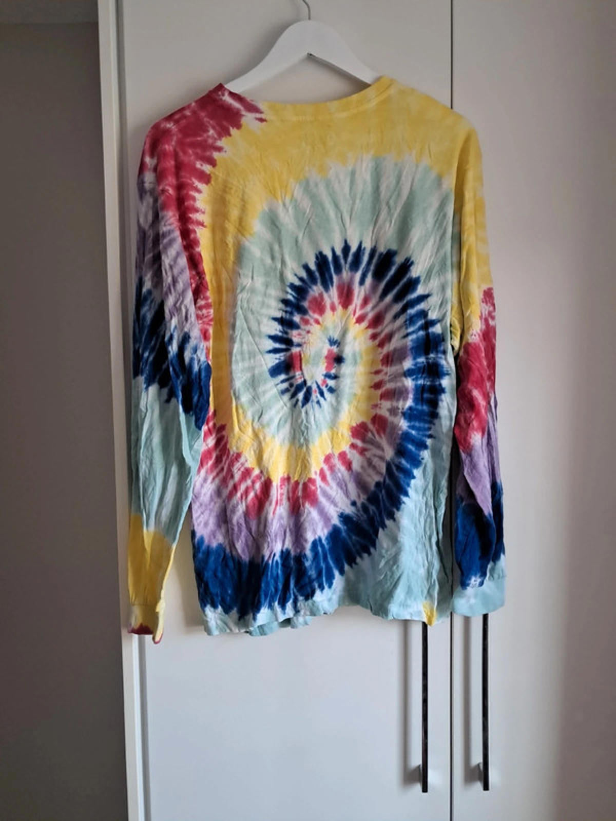 Rainbow spiral long sleeve shirt