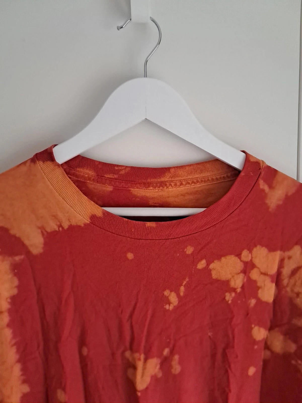 Orange tie dye long sleeve