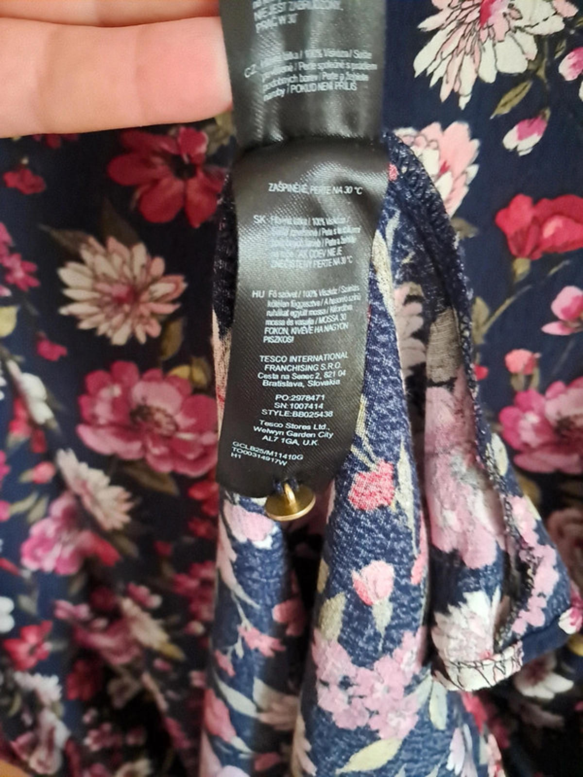 Floral long sleeve dress