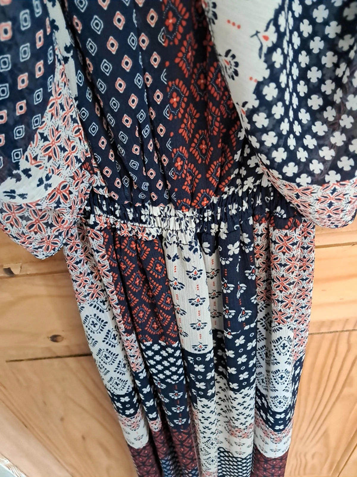 Paisley print dress