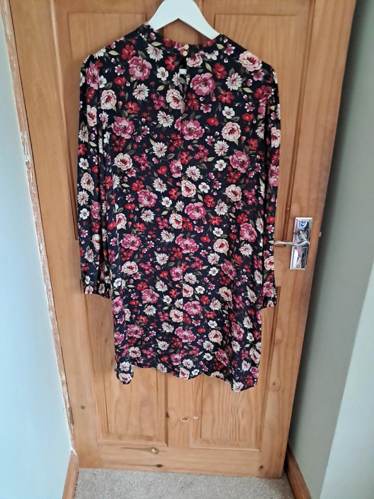 Floral long sleeve dress