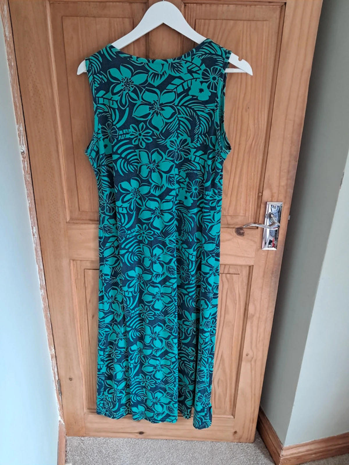 Blue/green floral dress
