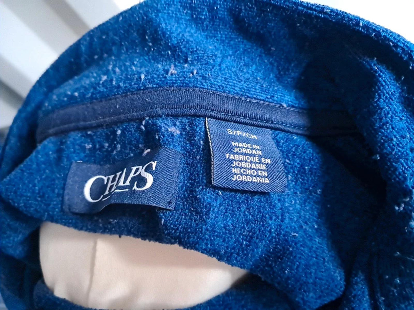 Blue Chaps long sleeve pullover Jumper