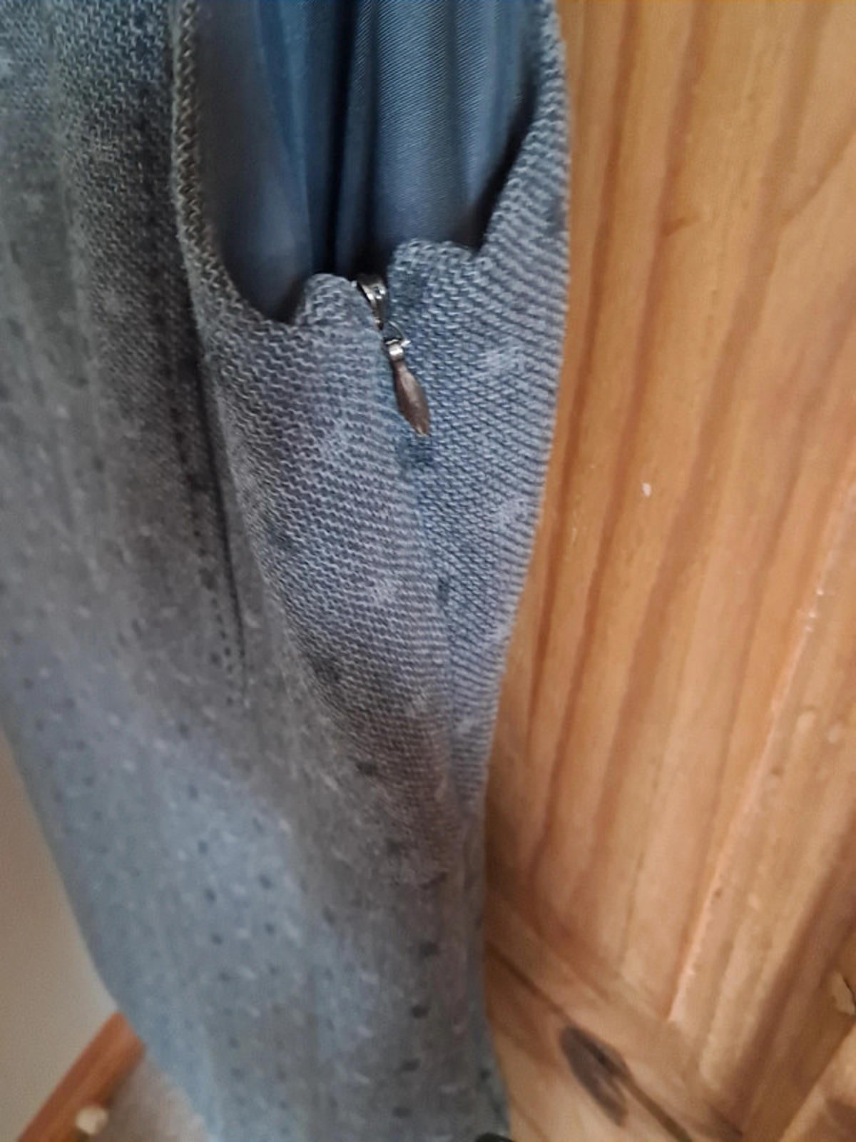 Grey pinafore dress