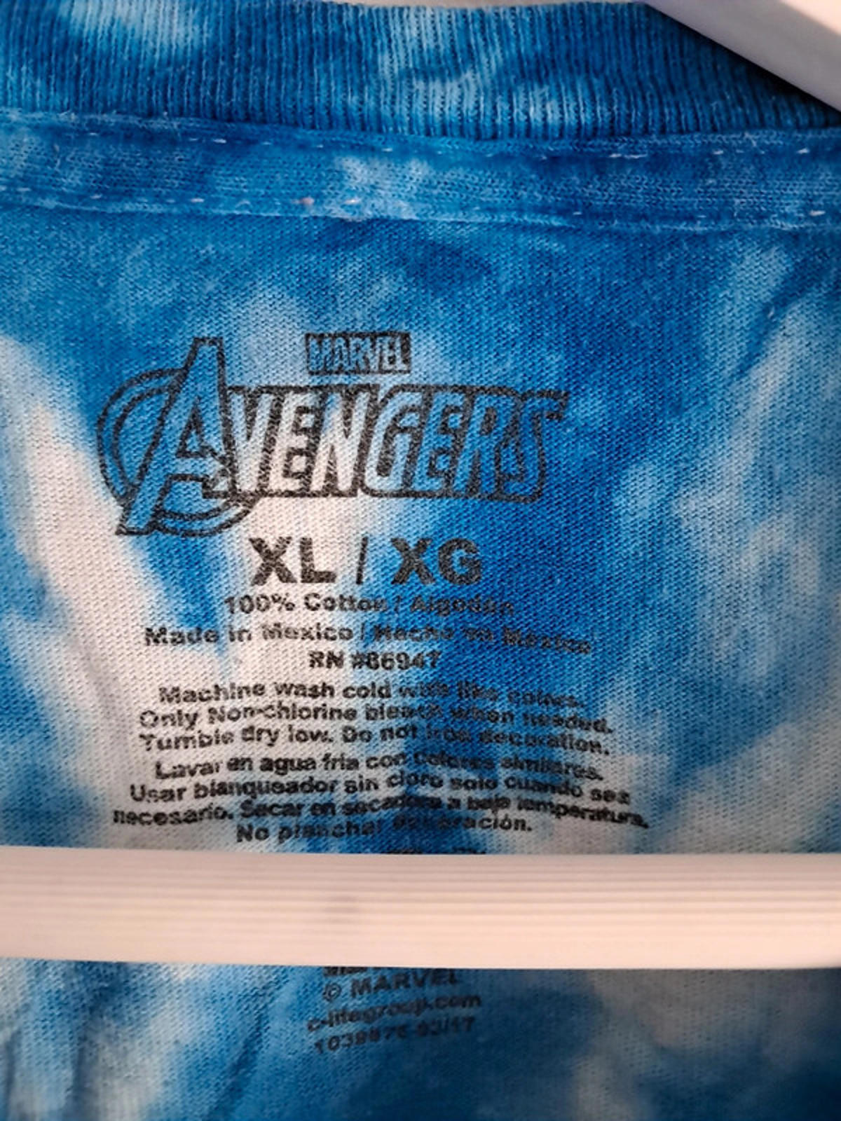 Captain America tie dye t shirt