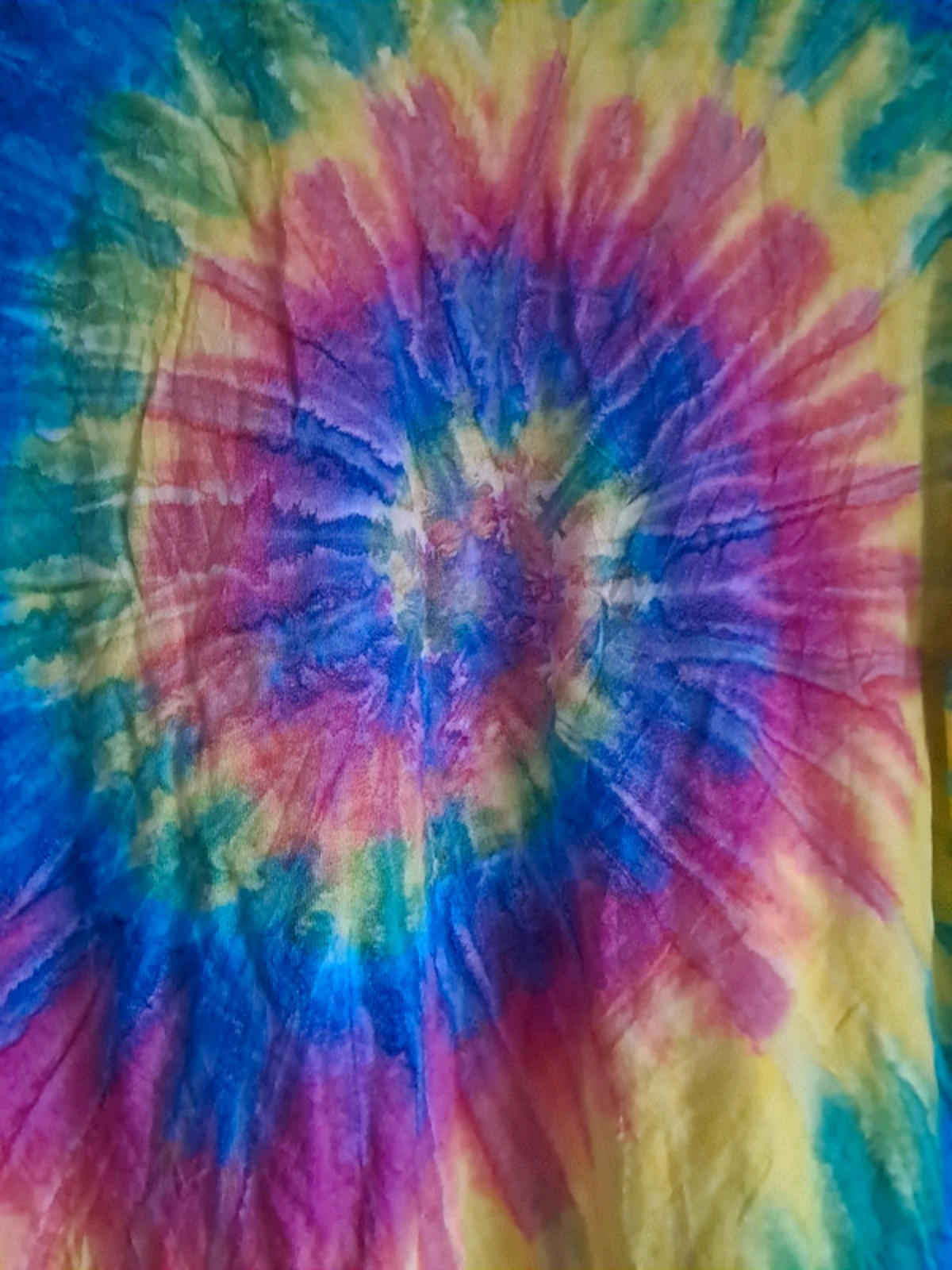 Spiral rainbow sunshine t shirt