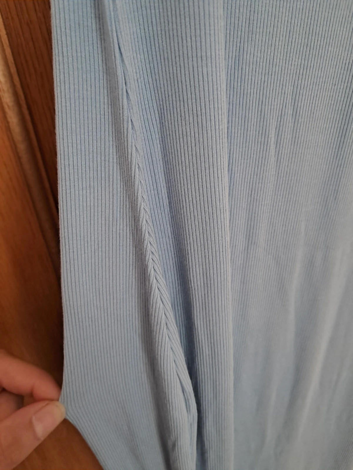 Blue short sleeve bodycon dress
