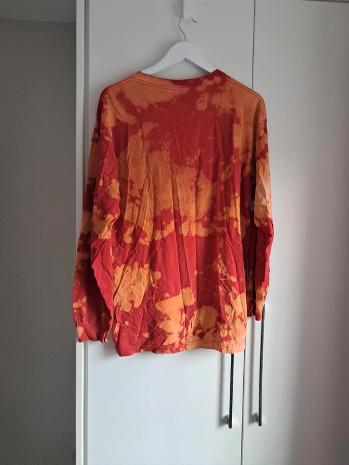 Orange tie dye long sleeve
