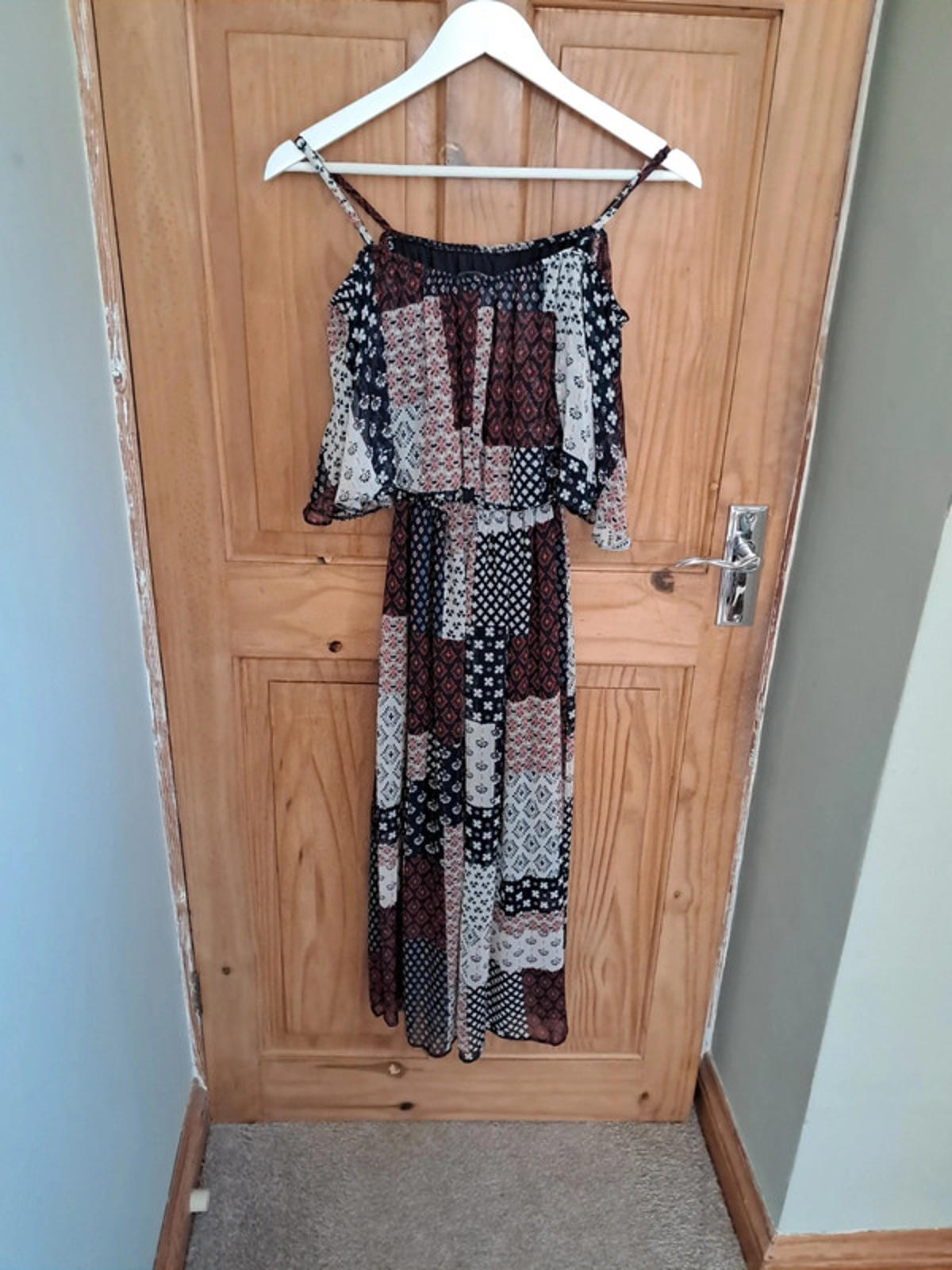 Paisley print dress