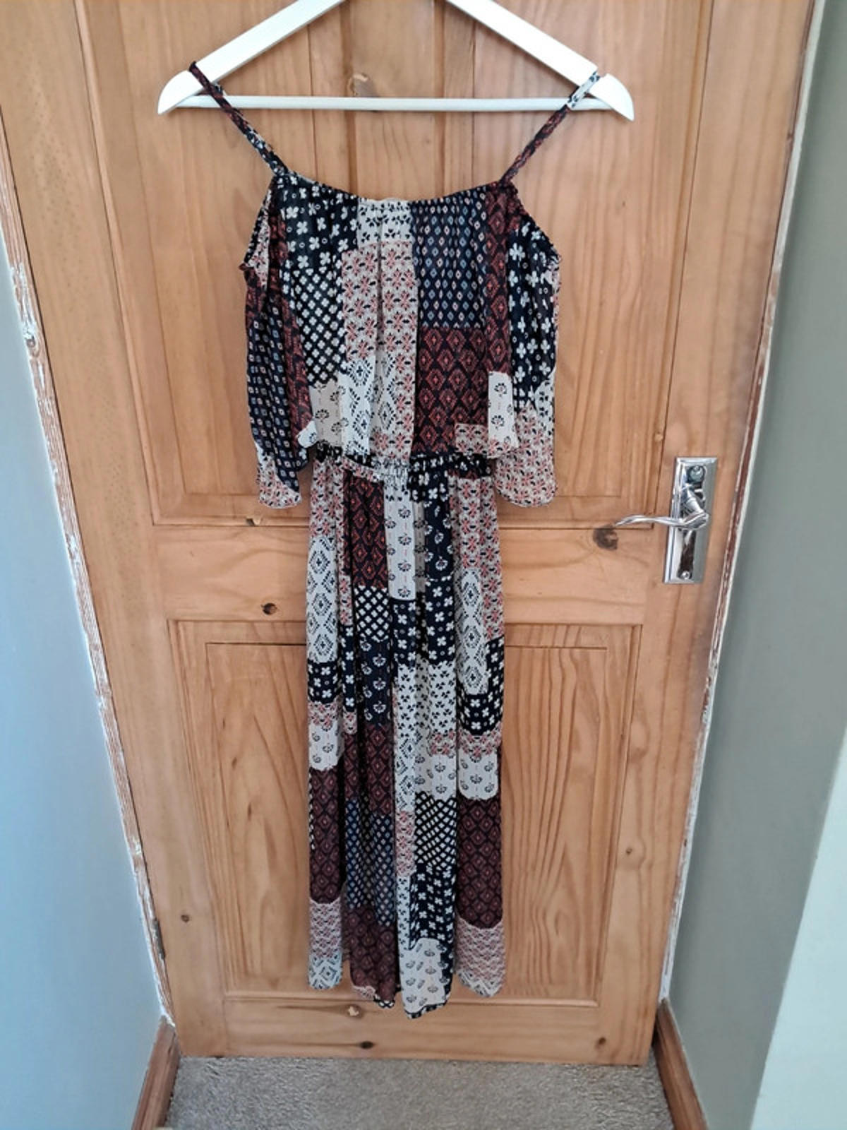 Paisley print dress