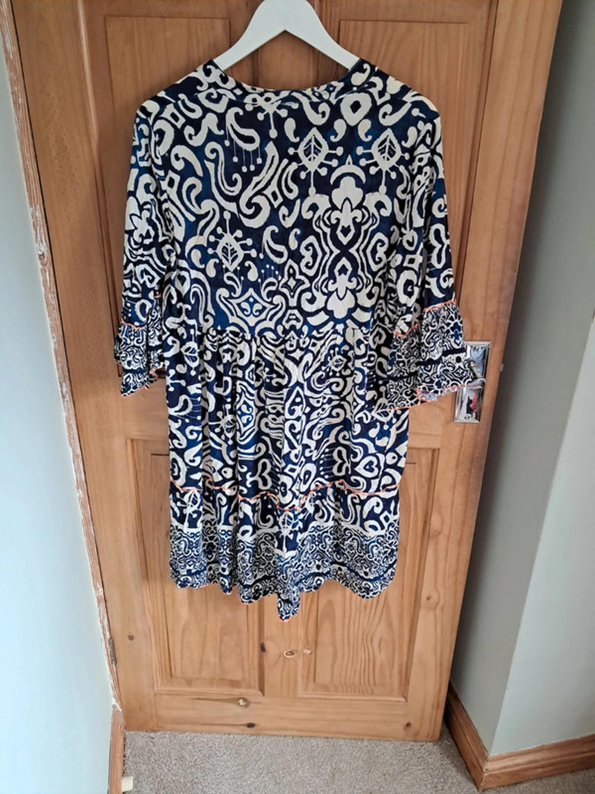 Blue smock dress