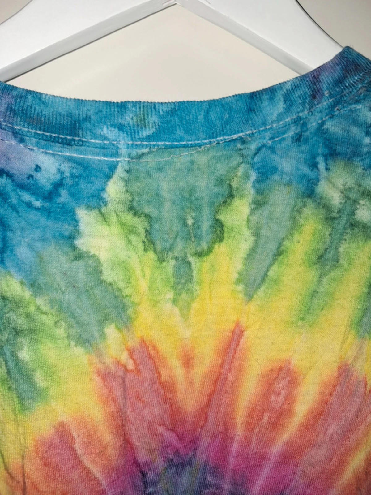 Spiral rainbow sunshine t shirt