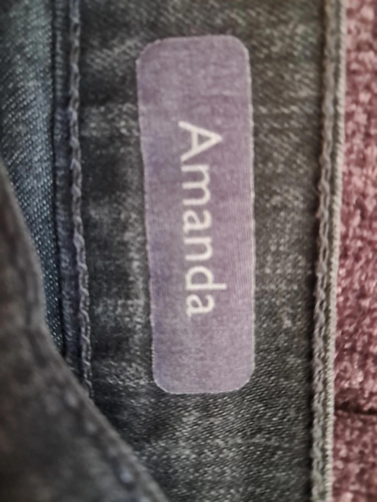 Gloria vanderbilt 12 "Amanda" grey jeans
