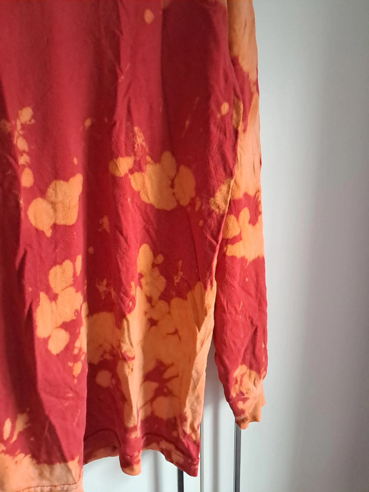 Orange tie dye long sleeve