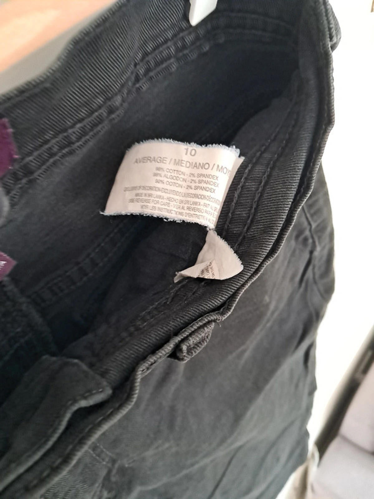 Gloria vanderbilt 10 black Swan jeans