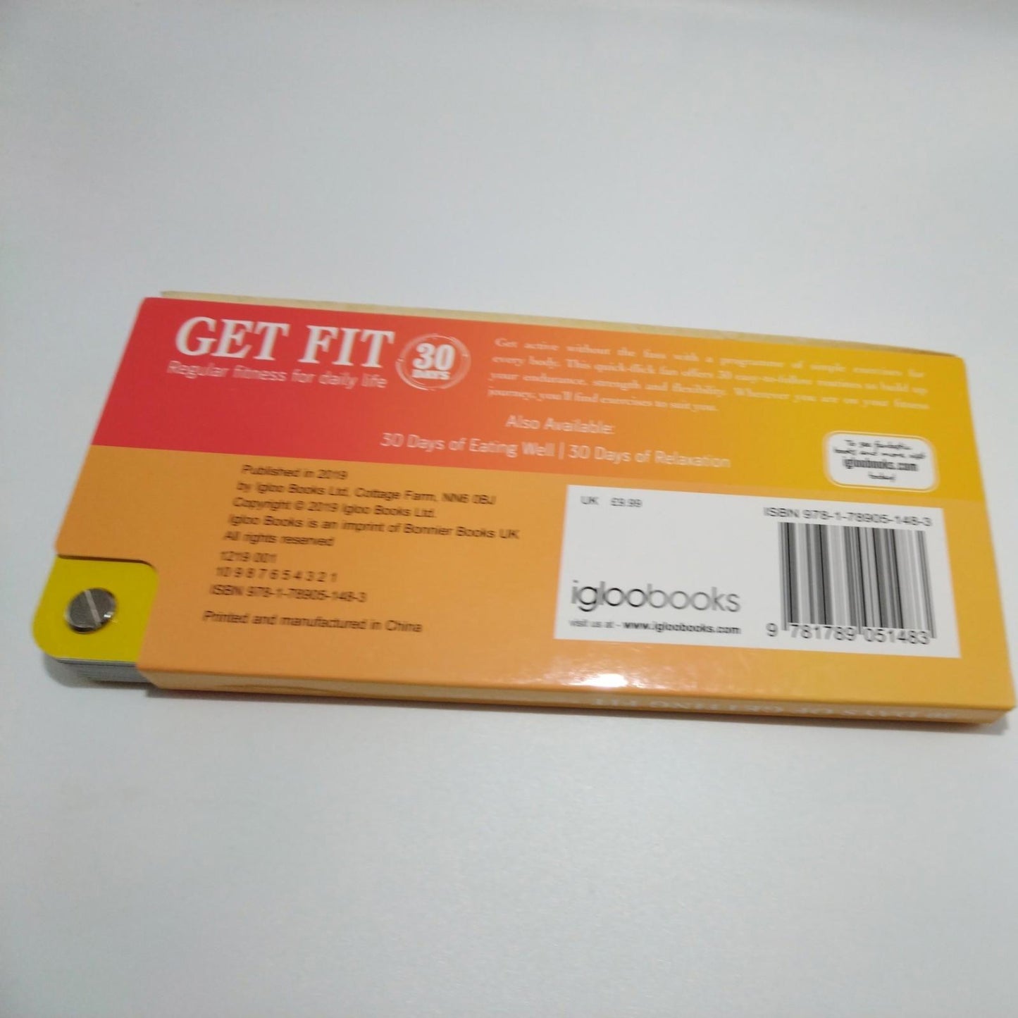 30 Days of Getting Fit (30 Healthy Days Fan), Igloo Books, Used; Good Book