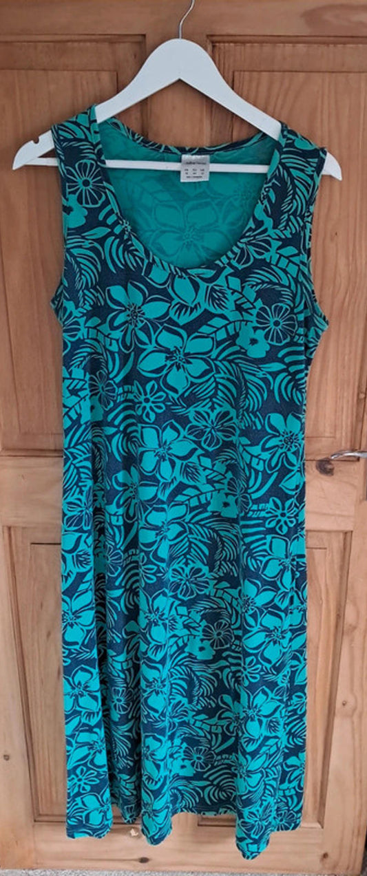 Blue/green floral dress