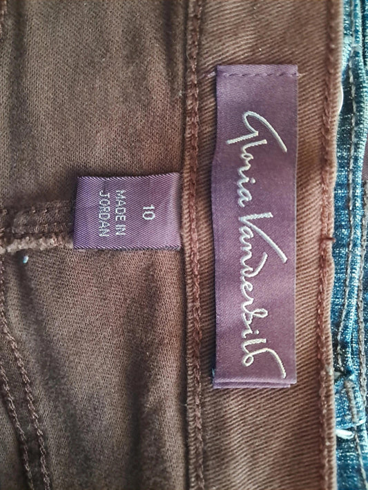 Gloria vanderbilt 10 Brown jeans