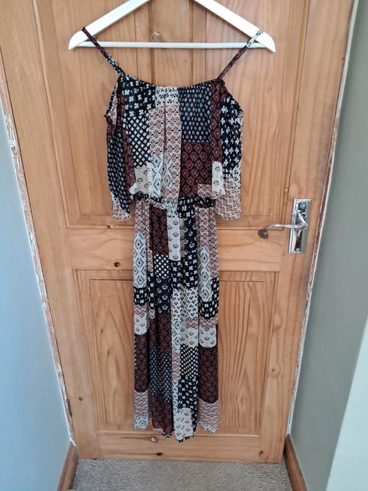 Paisley print dress