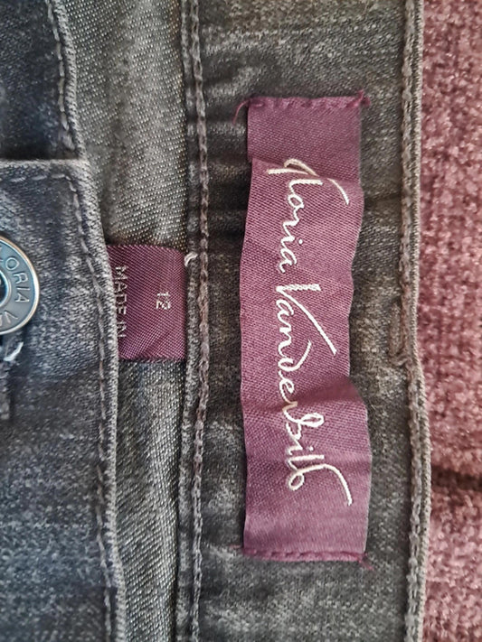 Gloria vanderbilt 12 "Amanda" grey jeans