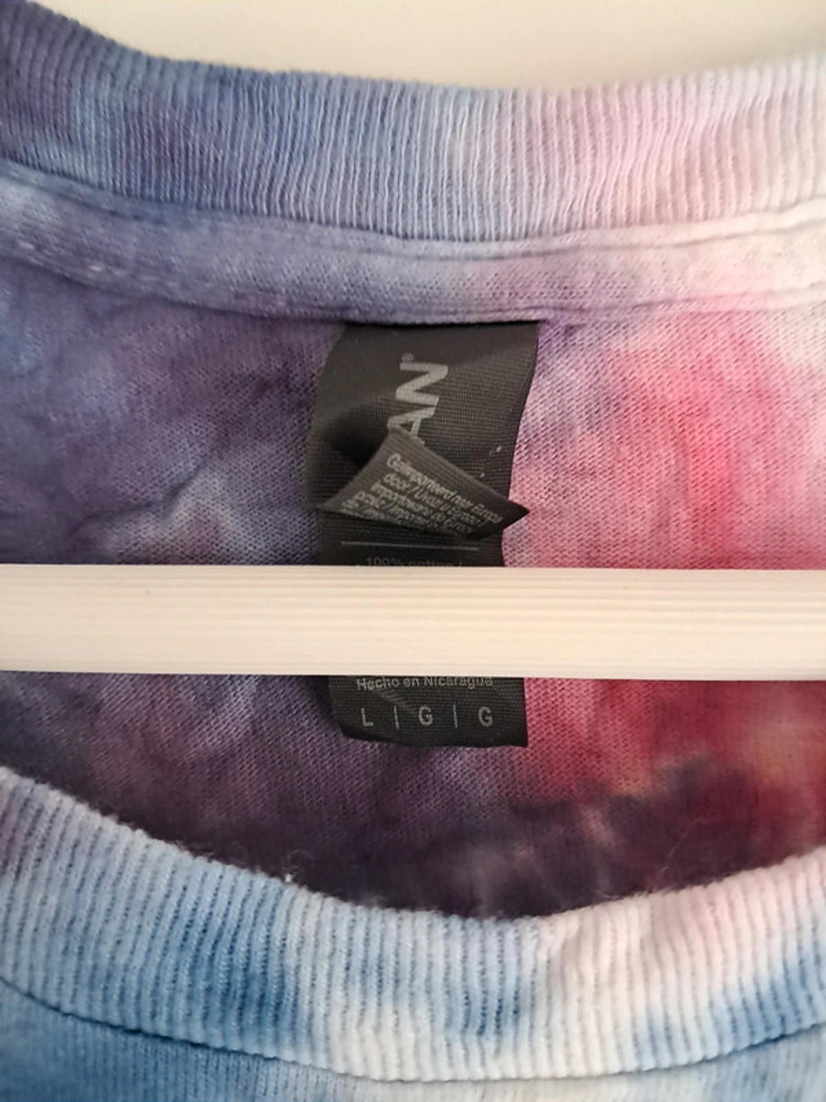 Embellished tie dye shirt